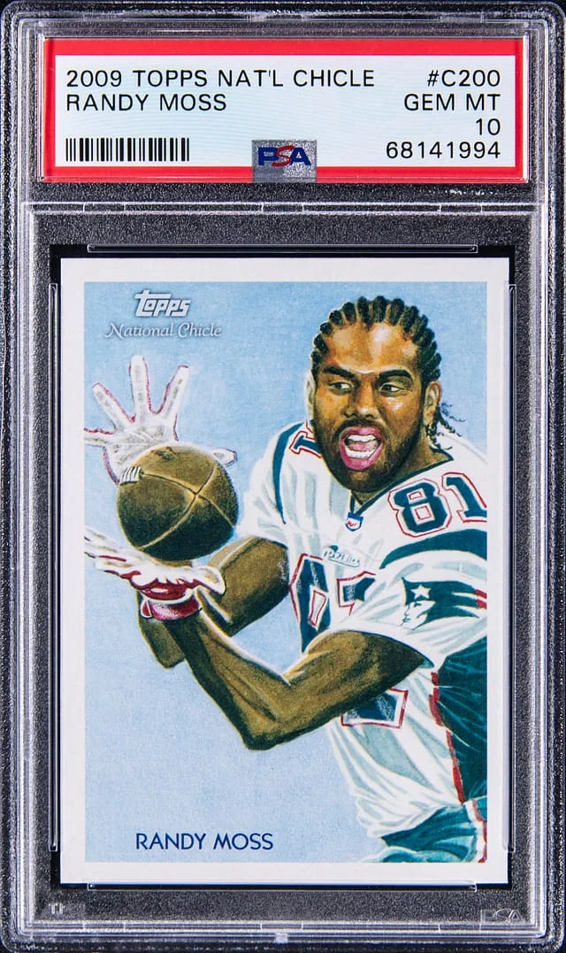 2009 Topps Randy Moss National Chicle #C200 card image