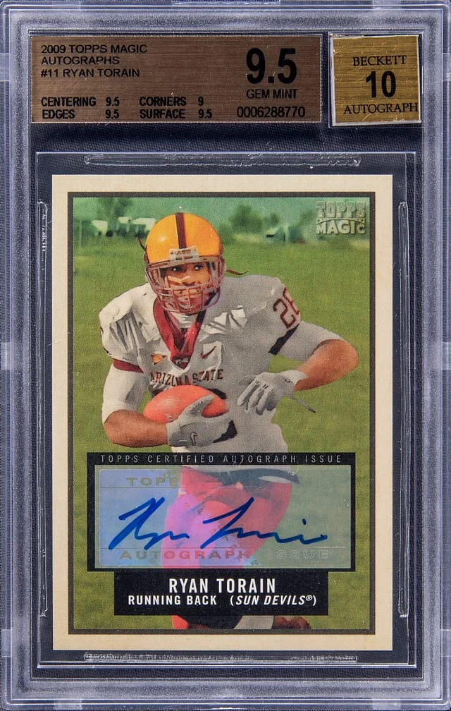 2009 Topps Ryan Torain Magic Autographs #11 card image