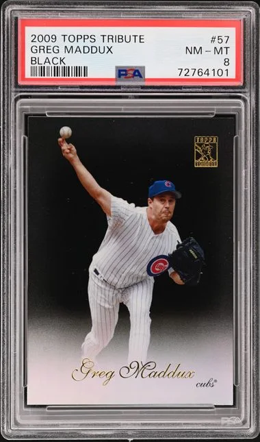 2009 Topps Tribute Greg Maddux Black #57 card image
