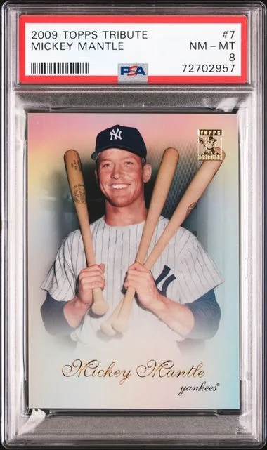 2009 Topps Tribute Mickey Mantle #7 card image