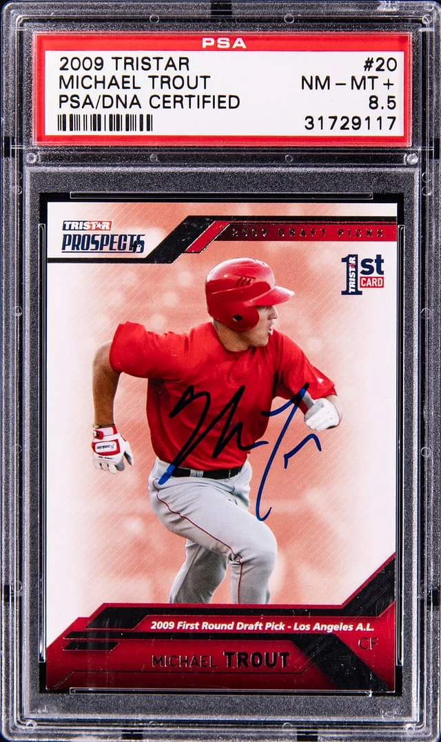 2009 Tristar Mike Trout #20 card image