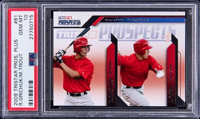 2009 Tristar Prospects Plus Randal Grichuk/Mike Trout #81 card image