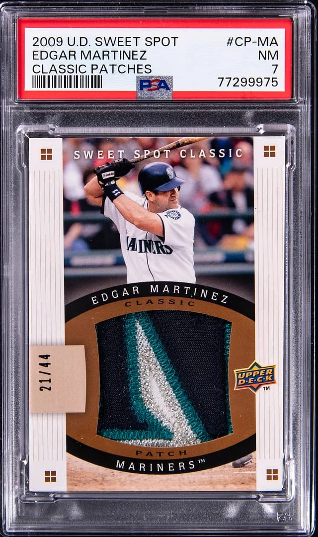 2009 U.D Sweet Spot Classic Patches Edgar Martinez #CP-MA card image