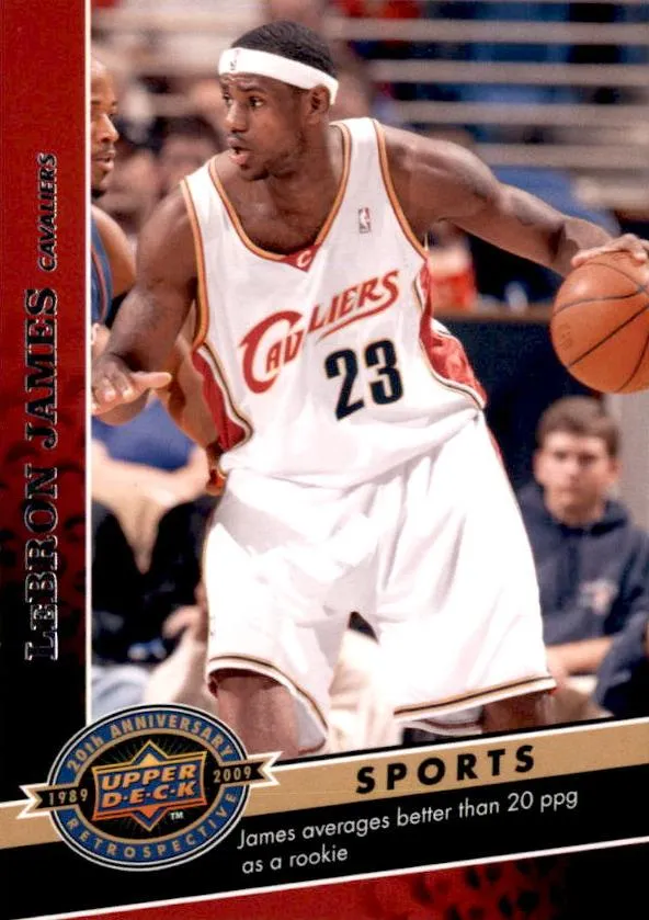 2009 Upper Deck 20th Anniversary Lebron James #1907 card image