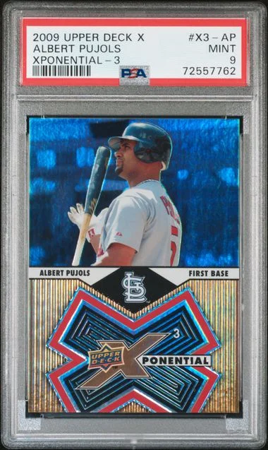 2009 Upper Deck Albert Pujols X Xponential 3 #X3-AP card image