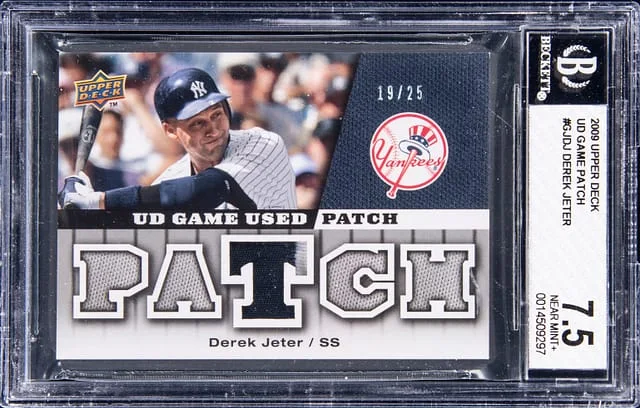 2009 Upper Deck Derek Jeter UD Game Patch #GJDJ card image