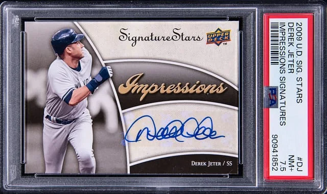 2009 Upper Deck Derek Jeter Signature Stars Impressions #IMP-DJ card image