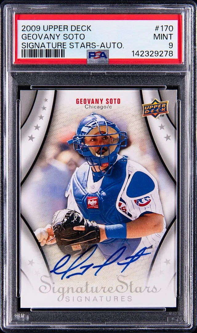 2009 Upper Deck Geovany Soto Signature Stars Autographs #170 card image