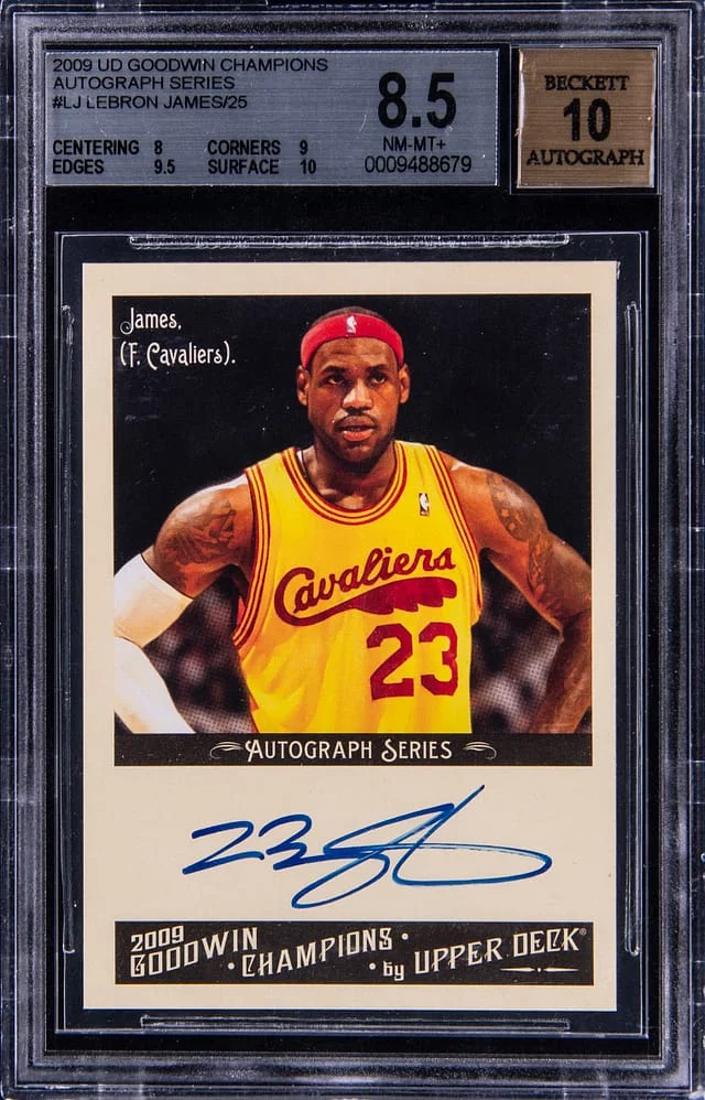 2009 Upper Deck Goodwin Champions LeBron James Autograph Series #A-LJ card image