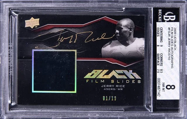 2009 Upper Deck Jerry Rice Film Slides #FS-JR card image