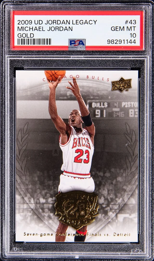 2009 Upper Deck Jordan Legacy Gold Michael Jordan #no-number card image