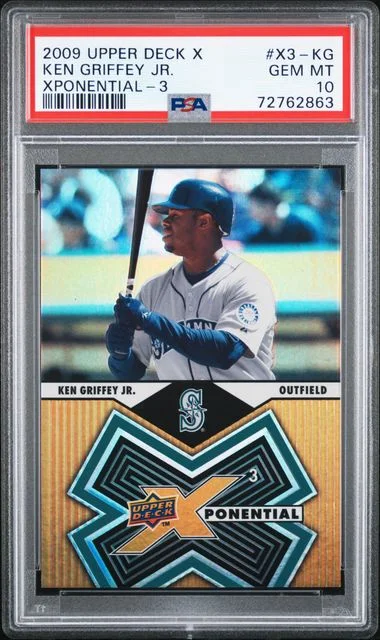 2009 Upper Deck Ken Griffey Jr. X Xponential 3 #X3-KG card image