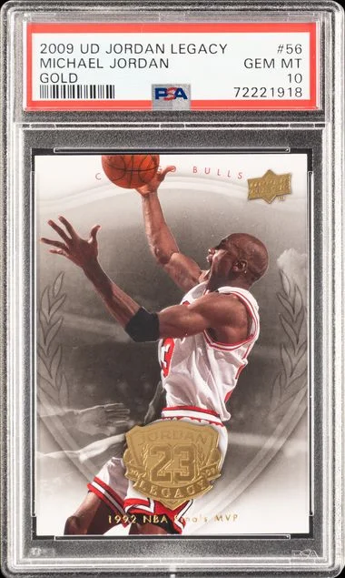 2009 Upper Deck Michael Jordan Jordan Legacy Gold #56 card image
