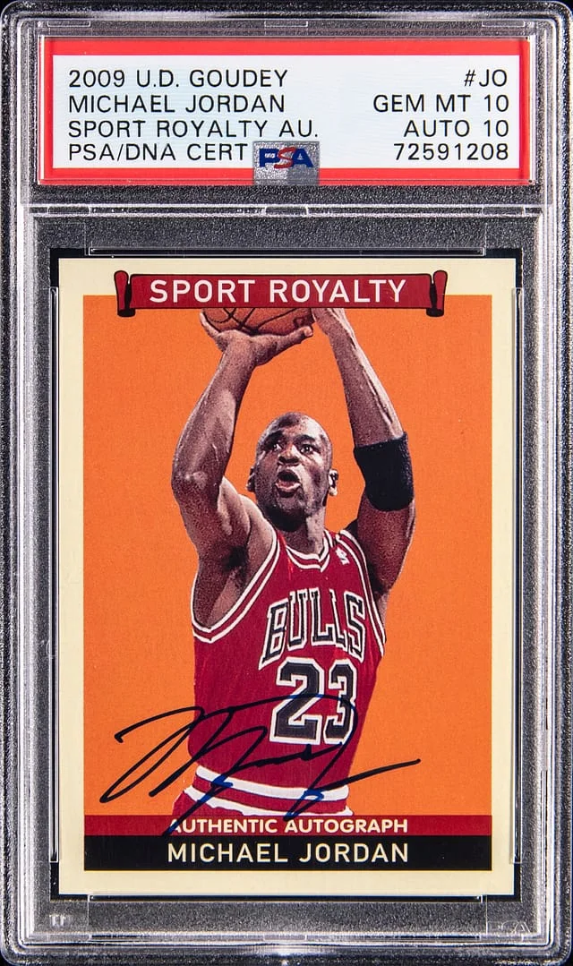 2009 Upper Deck Michael Jordan Goudey Sport Royalty Autographs #JO card image