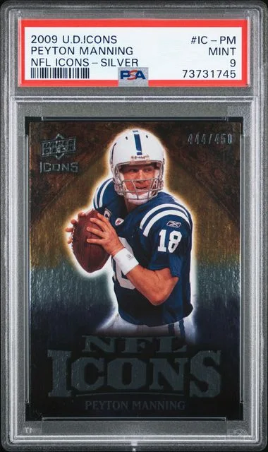 2009 Upper Deck Peyton Manning Icons NFL Icons Silver #IC-PM card image