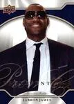 2009 Upper Deck Prominent Cuts Lebron James #45 card image