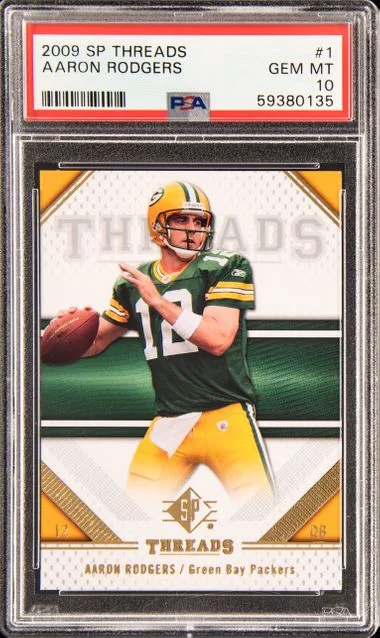 2009 Upper Deck SP Aaron Rodgers Threads #1 card image