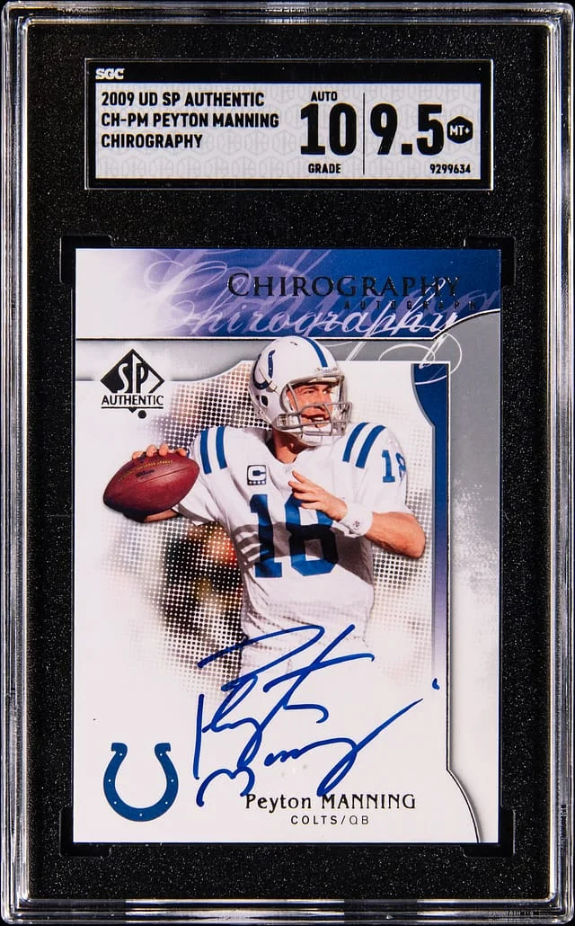 2009 Upper Deck SP Authentic Peyton Manning Chirography #CH-PM card image