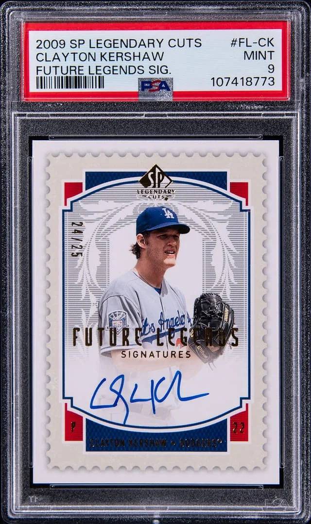 2009 Upper Deck SP Legendary Cuts Clayton Kershaw Future Legends Signatures #FL-CK card image