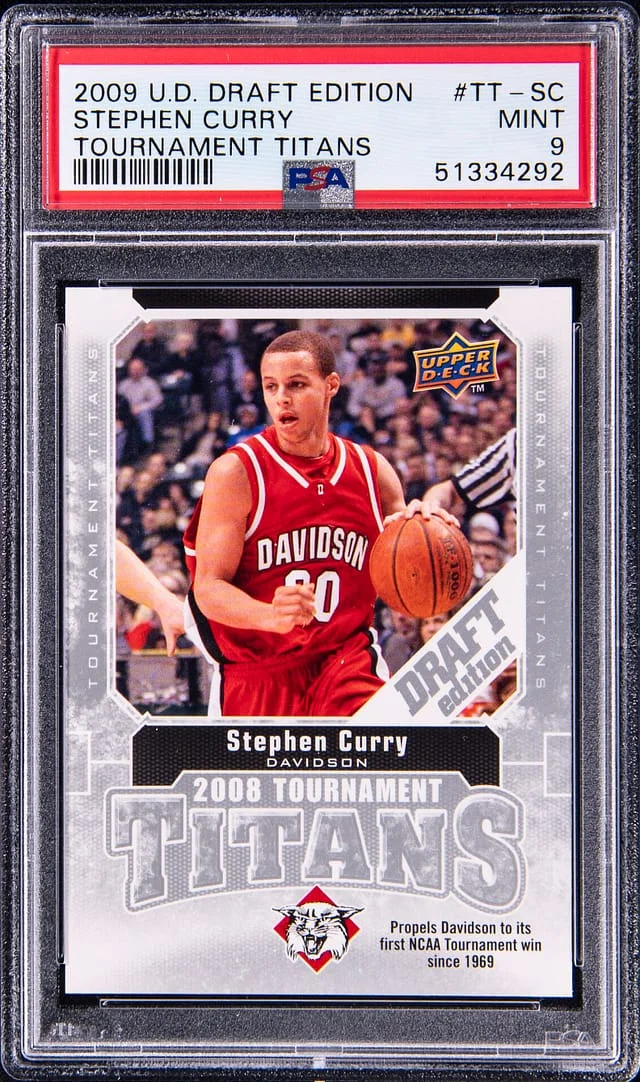 2009 Upper Deck Stephen Curry Draft Edition Tournament Titans #TT-SC card image