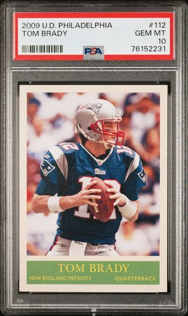 2009 Upper Deck Tom Brady Philadelphia #112 card image