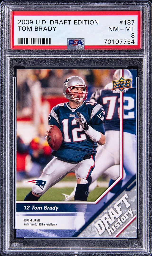 2009 Upper Deck Tom Brady Draft Edition #187 card image