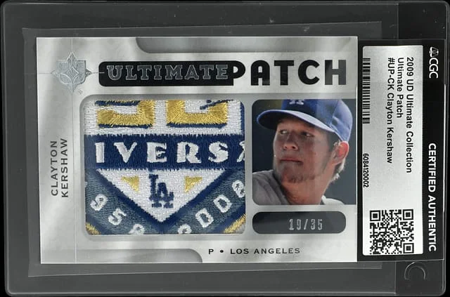 2009 Upper Deck Ultimate Collection Clayton Kershaw Game-Used Ultimate Patch #UP-CK card image