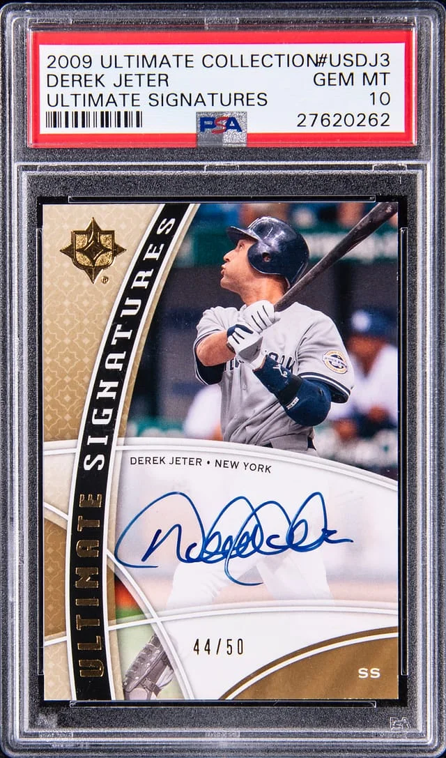 2009 Upper Deck Ultimate Collection Derek Jeter Ultimate Signatures #US-DJ3 card image