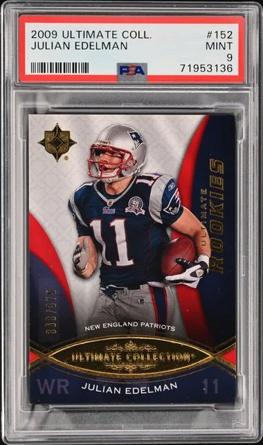 2009 Upper Deck Ultimate Collection Julian Edelman #152 card image