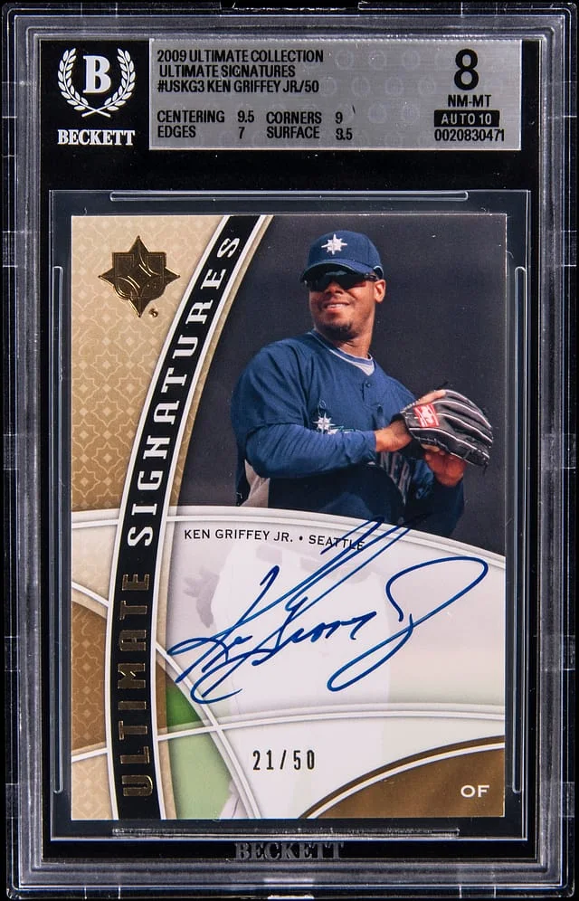 2009 Upper Deck Ultimate Collection Ken Griffey Jr. Ultimate Signatures #US-KG3 card image