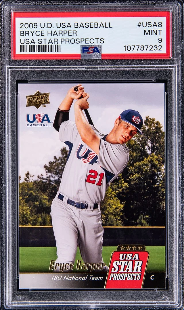 2009 Upper Deck USA Baseball Bryce Harper Star Prospects #USA-8 card image