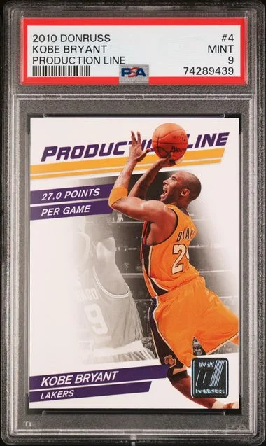 2010-11 Donruss Kobe Bryant Production Line #4 card image