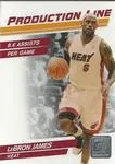 2010-11 Donruss Lebron James Production Line #46 card image