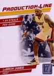 2010-11 Donruss Lebron James Production Line #85 card image
