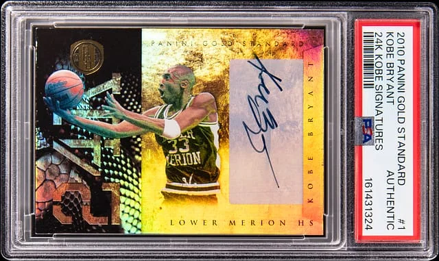 2010-11 Panini Gold Standard Kobe Bryant 24k Kobe Signatures #1 card image