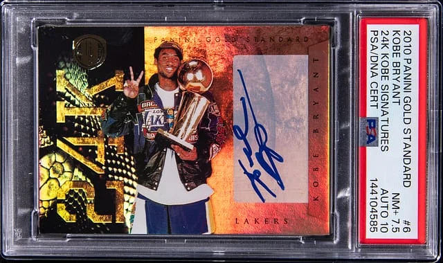 2010-11 Panini Gold Standard Kobe Bryant 24K Kobe Signatures #6 card image