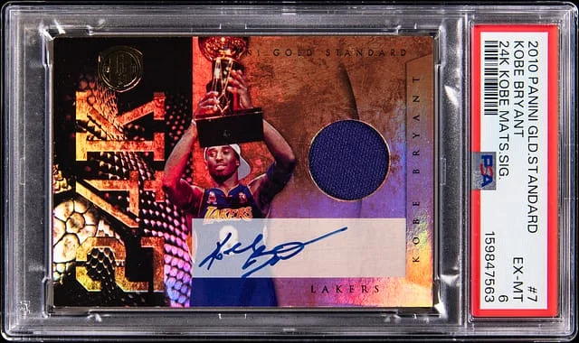 2010-11 Panini Gold Standard Kobe Bryant 24K Kobe Materials Signature #7 card image