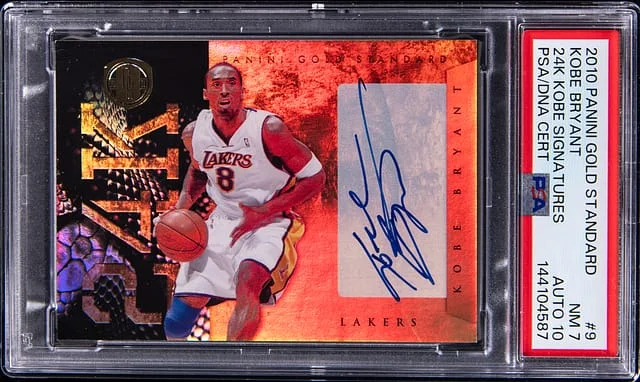 2010-11 Panini Gold Standard Kobe Bryant 24K Kobe Signatures #9 card image