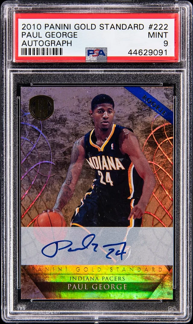 2010-11 Panini Gold Standard Paul George Autograph #222 card image