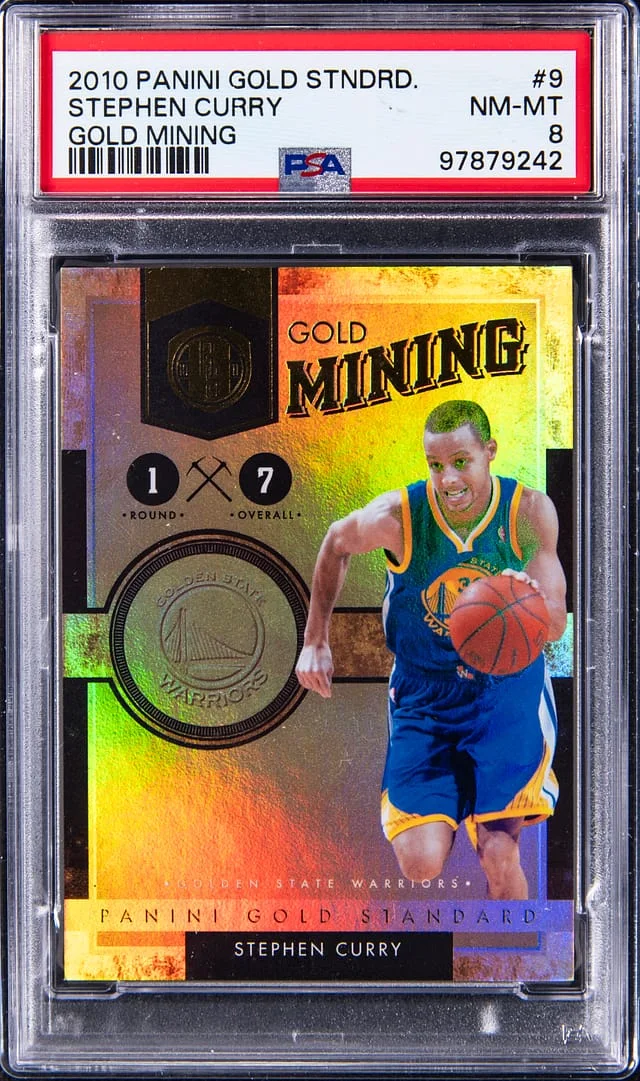 2010-11 Panini Gold Standard Stephen Curry Gold Mining #9 card image