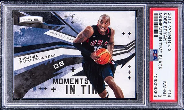 2010-11 Panini Kobe Bryant Rookies & Stars Moments in Time Black #14 card image