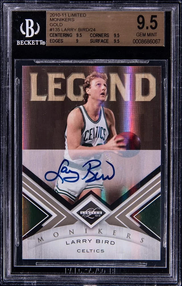 2010-11 Panini Larry Bird Limited Monikers Gold #135 card image
