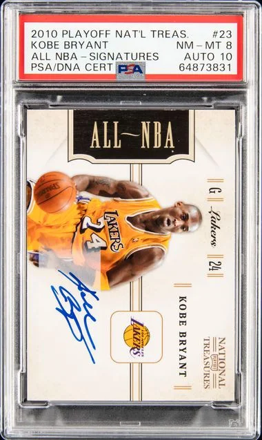 2010-11 Panini Playoff Kobe Bryant National Treasures All NBA Signatures #23 card image