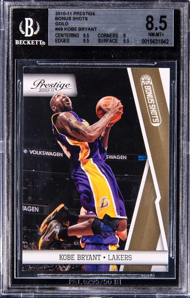2010-11 Panini Prestige Kobe Bryant Bonus Shots Gold #49 card image