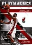 2010-11 Panini Prestige Lebron James Playmakers #16 card image