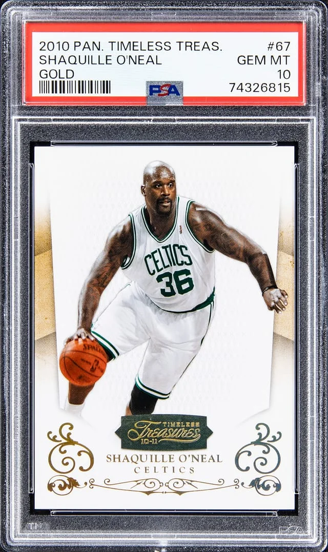 2010-11 Panini Shaquille O'Neal Timeless Treasures Gold #67 card image