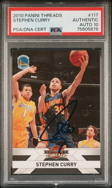 2010-11 Panini Stephen Curry Threads #117 card image