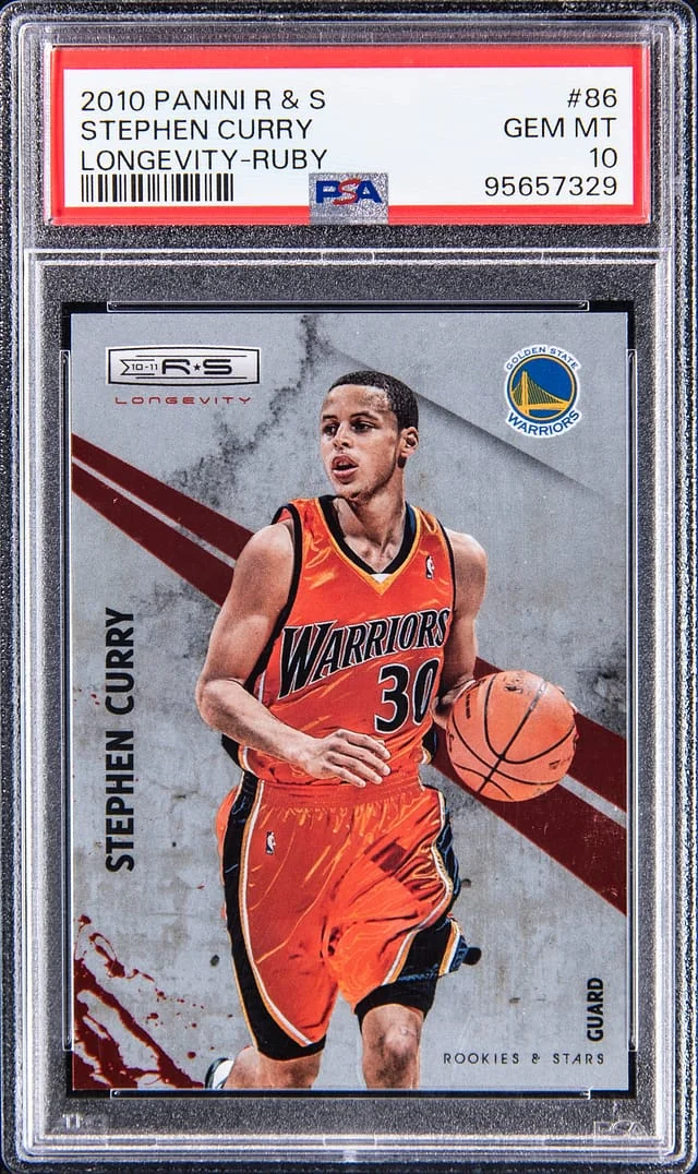 2010-11 Panini Stephen Curry Rookies & Stars Longevity Ruby #86 card image