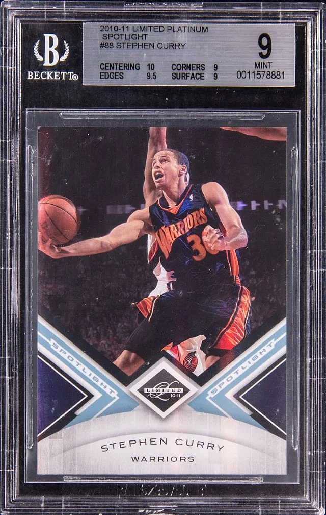 2010-11 Panini Stephen Curry Limited Platinum Spotlight #88 card image