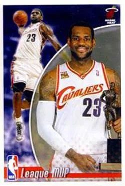 2010-11 Panini Stickers (Brazil) Lebron James #373 card image